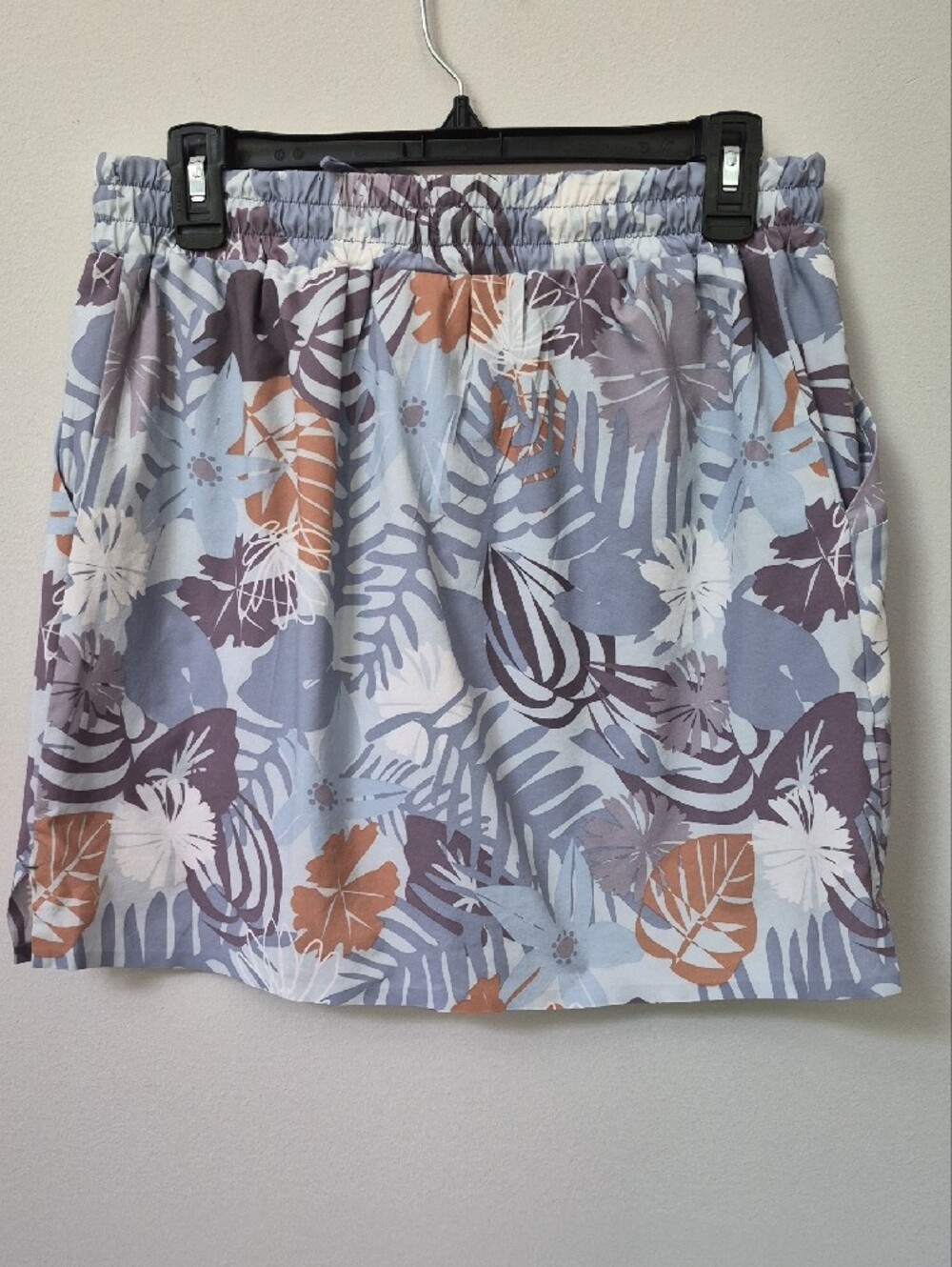 Indyeva Skort Womens M Tropical Floral Drawstring Lightweight Athleisure Sporty - Picture 3 of 7